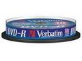 VERBATIM DVD-R(10-Pack)Spindle, General Retail, 16