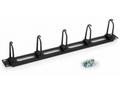 TRITON 19" vyvazovací panel průchozí 1U - 5x plast