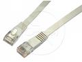 Solarix patch kabel plochý CAT5E UTP LSOH 3m šedý 