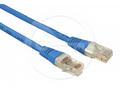Solarix patch kabel CAT5E UTP PVC 0,5m modrý non-s