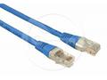 Solarix patch kabel CAT5E UTP PVC 0,5m modrý non-s