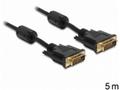 Delock - Kabel DVI - DVI-D (M) do DVI-D (M) - 5 m 