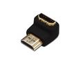 Digitus Adaptér HDMI, typ A, 90o úhlový M, F, Ultr