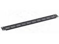 TRITON 19" záslepka 1U perforovaná oválem 36 x 6 m