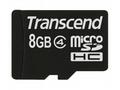 TRANSCEND MicroSDHC karta 8GB Class 4, bez adaptér