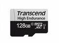 TRANSCEND MicroSDXC karta 128GB 350V, High Enduran