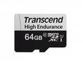 TRANSCEND MicroSDXC karta 64GB 350V, High Enduranc