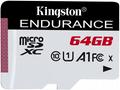 KINGSTON 64GB microSDHC Endurance 95R, 30W C10 A1 