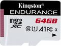 KINGSTON 64GB microSDHC Endurance 95R, 30W C10 A1 