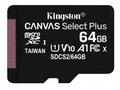 KINGSTON Canvas Select Plus 64GB microSD, UHS-I, C