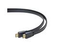 PremiumCord Kabel HDMI+Ethernet, zlac., plochý, 2m