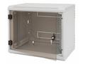Nástěnný rack jednodílný 12U (š)600x(h)495 perf.dv