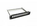 Solarix 10" modulární neosazený patch panel 12 por