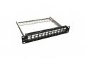 Solarix 10" modulární neosazený patch panel 12 por