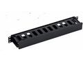 Triton 19" vyvazovací panel 1U plastový RAL9005