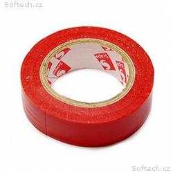 Izolační páska PVC 15 mm, 10m červená