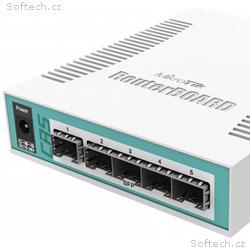 MikroTik Cloud Router Switch CRS106-1C-5S, 5x SFP 