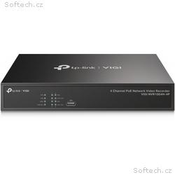 TP-Link VIGI NVR1004H-4P - NVR, 4 kanály, 4x PoE