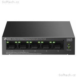 TP-Link LS105LP Switch 1x LAN, 4x LAN s PoE, 41W