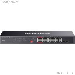 MERCUSYS MS120GP 20portový Gigabitový rackový swit