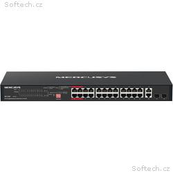 MERCUSYS switch MS128GP (24xGbE, 24xPoE+,2xGbE, 2x