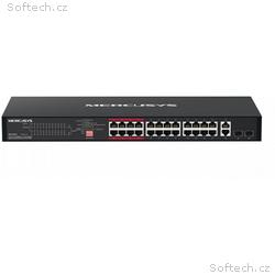 Mercusys MS126CP 24xFE PoE+ 2xGb rack switch