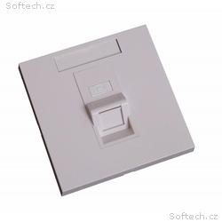 EuroLan modulární UTP zásuvka pod omítku, pro 1x k