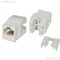 Masterlan samozařezávací keystone UTP Cat.6a, bílý