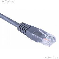 Masterlan patch kabel UTP, Cat5e, 15m, šedý