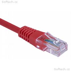 Masterlan patch kabel UTP, Cat5e, 0,25m, červený