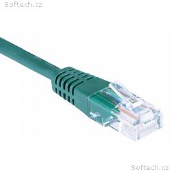 Masterlan patch kabel UTP, Cat5e, 0,25m, zelený