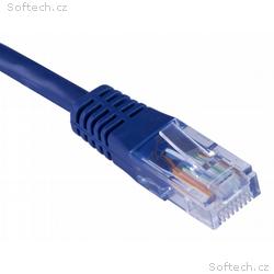 Masterlan patch kabel UTP, Cat5e, 0,25m, modrý