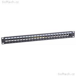 Masterlan patch panel 19", 24xRJ45, 1U, prázdný, z