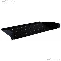 Masterlan police pevná s perforací, 1U, 19", 250mm