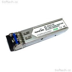 MaxLink 1.25G SFP optický modul, SM, 1310nm, 20km,