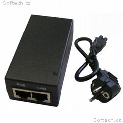 MikroTik napájecí PoE adaptér 24V 1A 24W, zemněný