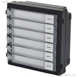 Hikvision DS-KD-KK - modul 6 tlačítek pro IP inter
