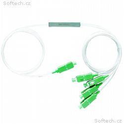 Masterlan PLC optický splitter - 1x4 1260-1650nm, 