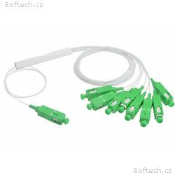 Masterlan PLC optický splitter - 1x8 1260-1650nm, 