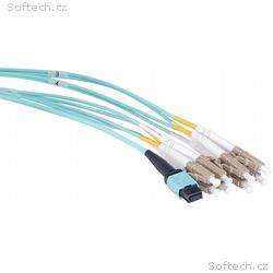 Masterlan optický MPO patch cord, MPOupc female, 4