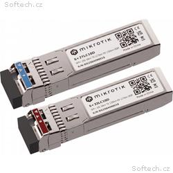 MikroTik S+2733LC10D, Pár SFP+ optických modulů, S