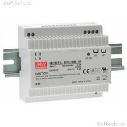 MEAN WELL DR-100-12 Spínaný zdroj na DIN lištu, 10