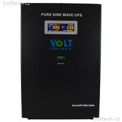 VOLT záložní zdroj UPS, 500W, čistý sinus, 12V, in