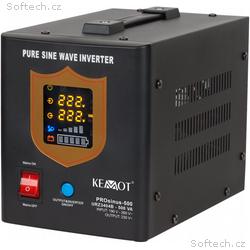 Kemot záložní zdroj UPS, 300W, 500VA, čistý sinus,
