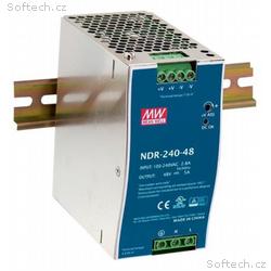 MEAN WELL NDR-240-48 Spínaný zdroj na DIN lištu, 2