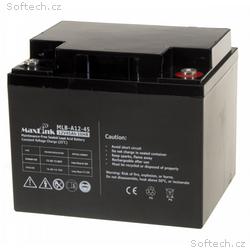 MaxLink olověná baterie AGM 12V 45Ah, M6