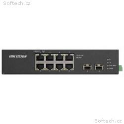 Hikvision DS-3T0510HP-E, HS Průmyslový PoE switch,