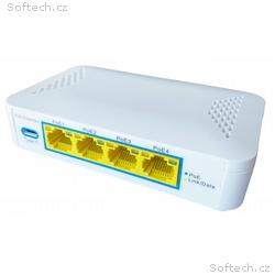 MaxLink MAXPI60EXT1x4 PoE extender - 802.3af, at, 