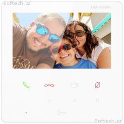 Hikvision DS-KH6110-WE1, White - 4,3" IP dotykový 