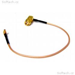 Pigtail 25cm RG316 MMCX - RSMA male 90° úhlový
